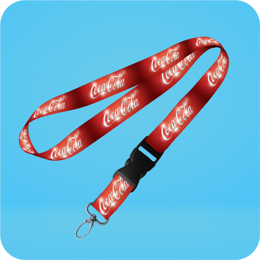 Lanyards Personalizados y Cintas Impresas con Chapa y Mosquetón